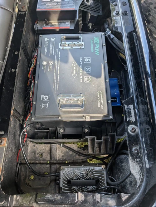 Комплект за преобразуване на литиева батерия EZGO TXT 48V за количка за голф